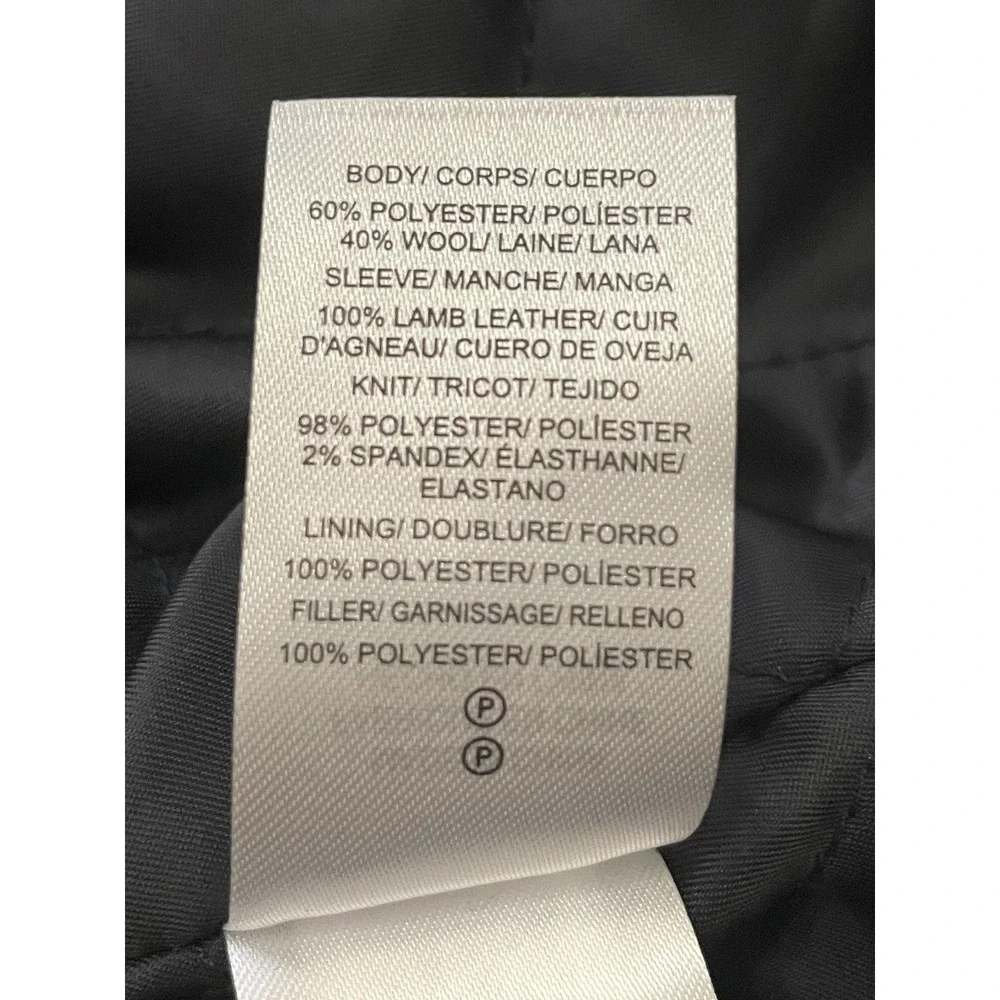Lucky Brand Jacket Mens XL Blue Coors Rodeo Varsity Leather Sleeves‎ 161300